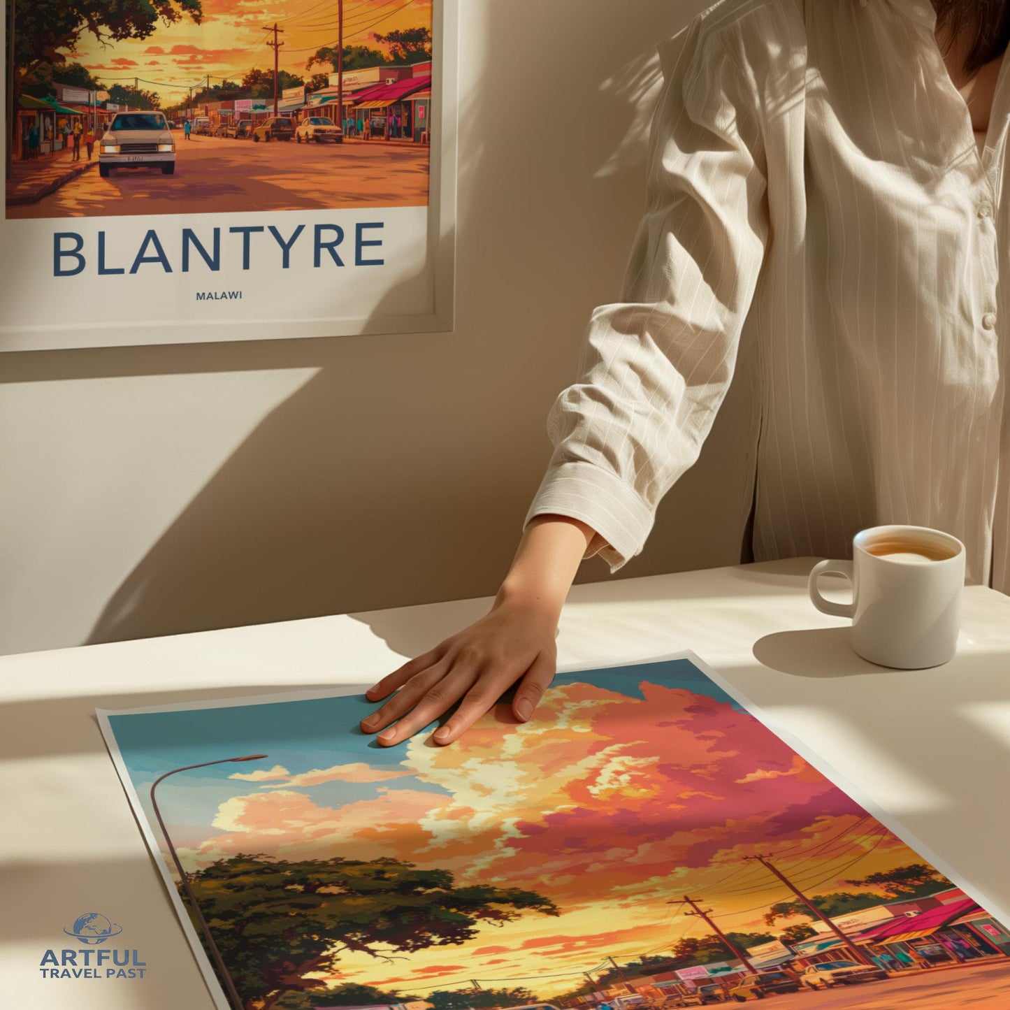 Blantyre Poster | Malawi Wall Art | Africa Decor