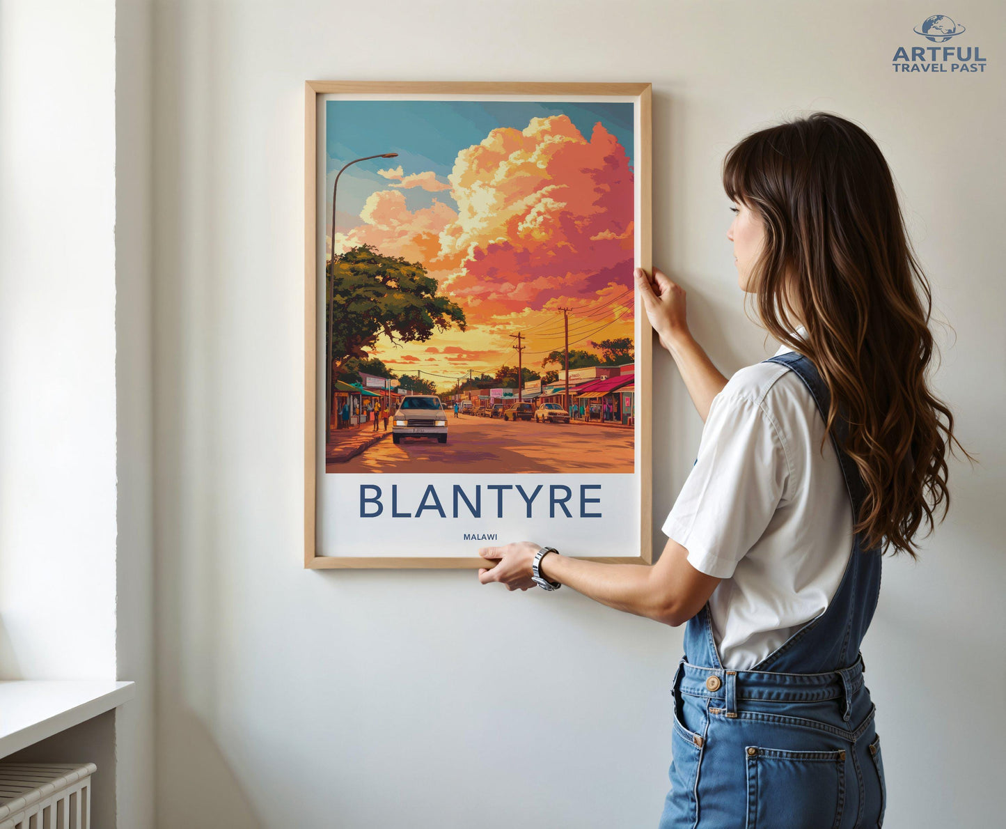 Blantyre Poster | Malawi Wall Art | Africa Decor