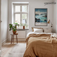 Blue Lagoon Poster - Iceland Wall Art