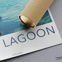 Blue Lagoon Poster - Iceland Wall Art