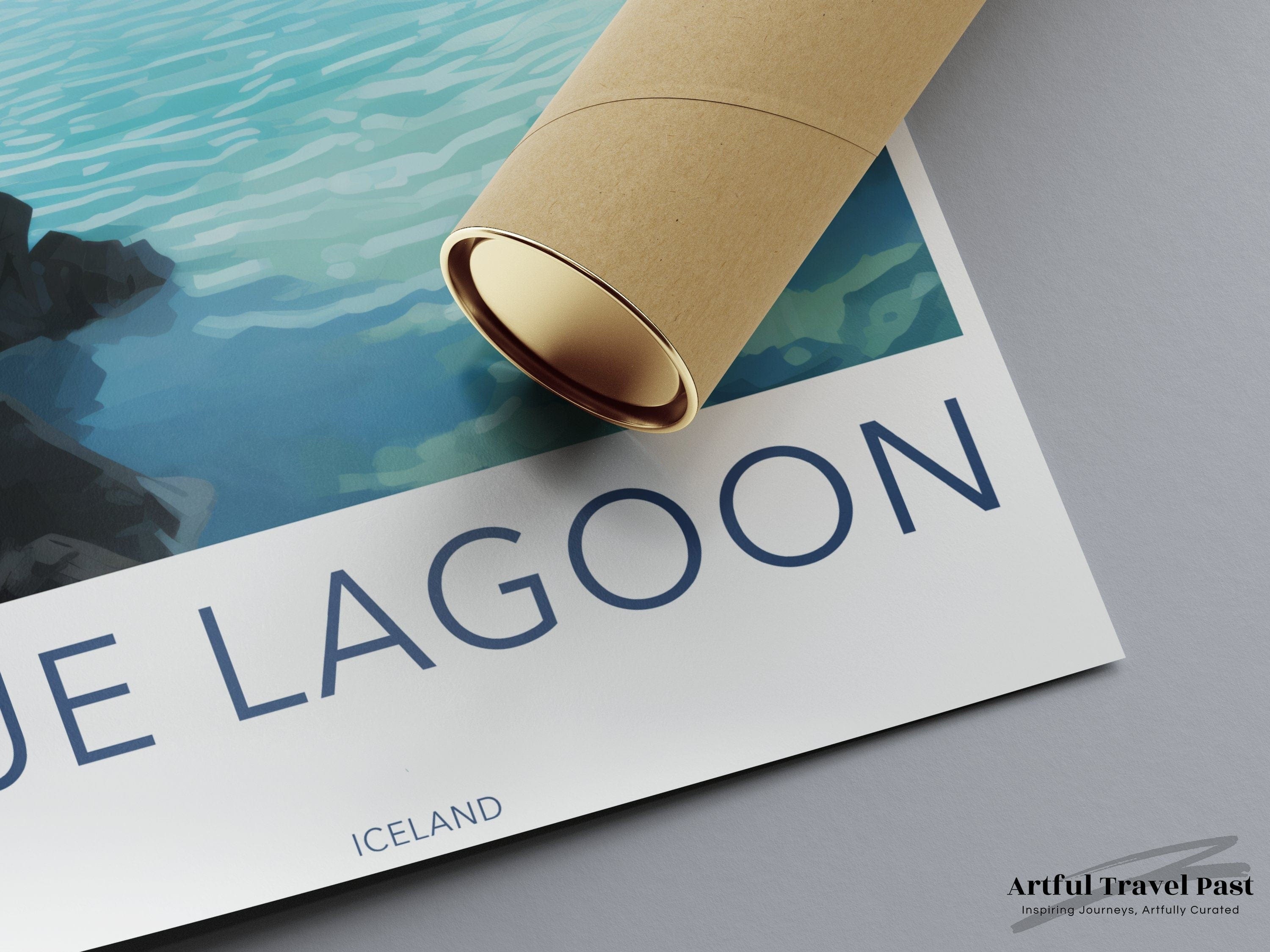 Blue Lagoon Poster - Iceland Wall Art