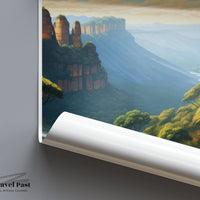 Blue Mountains Poster - Australia Wall Art