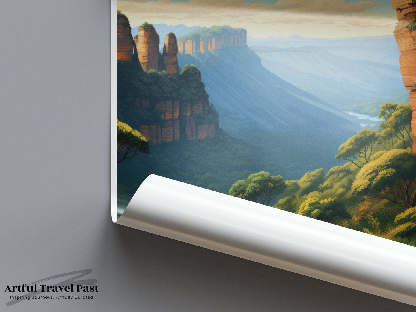 Blue Mountains Poster - Australia Wall Art