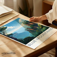 Blue Mountains Poster - Australia Wall Art