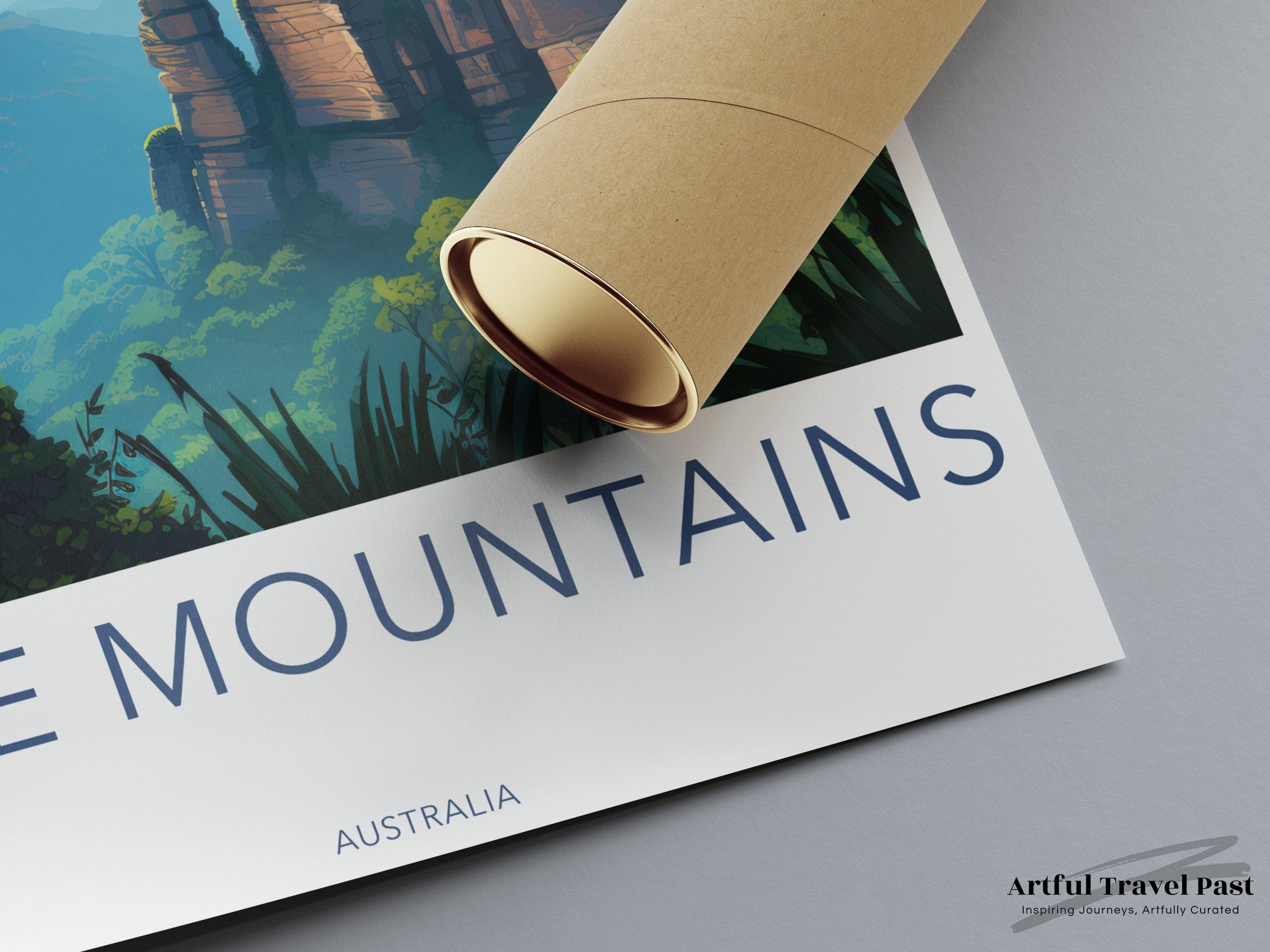 Blue Mountains Poster - Australia Wall Art