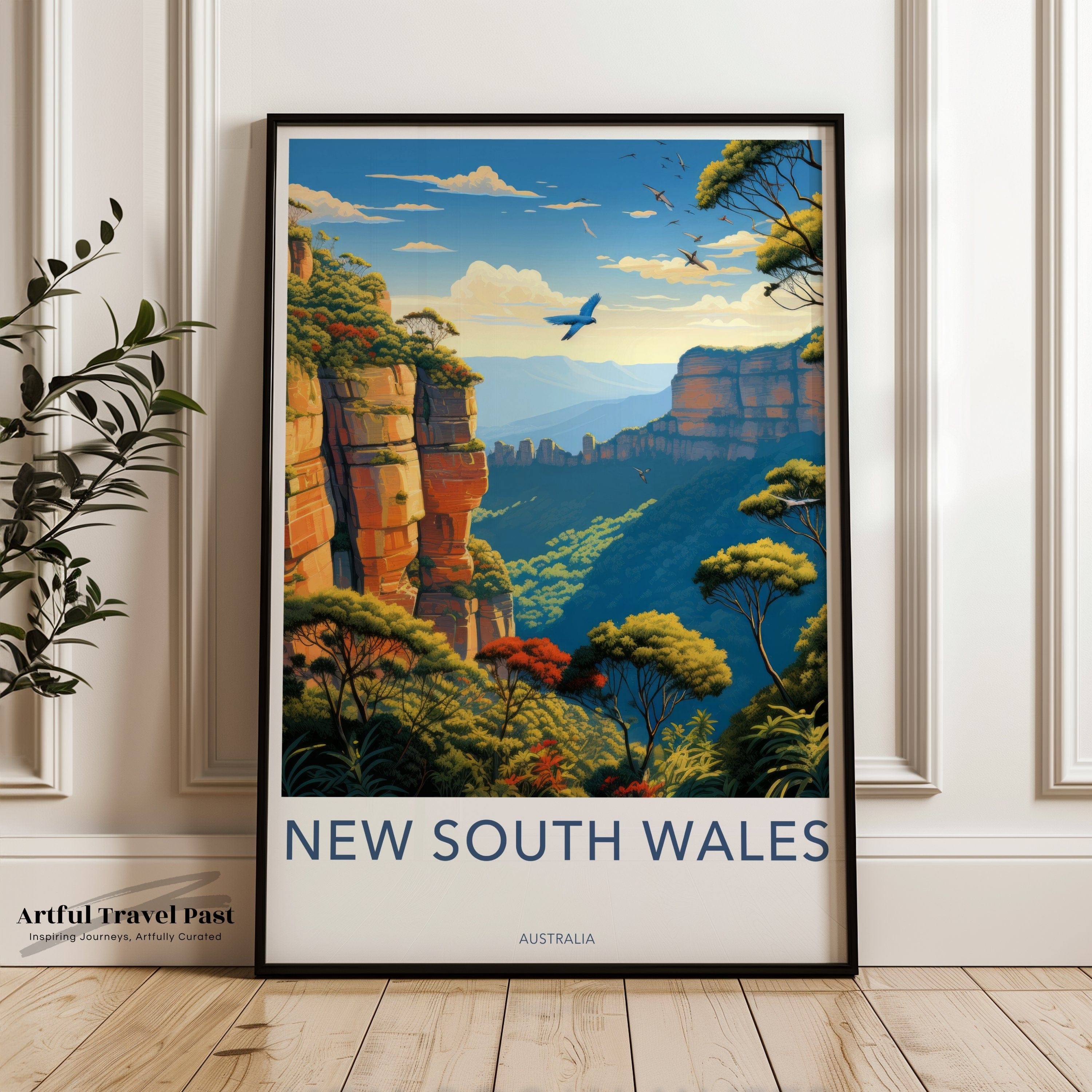 Blue Mountains Poster - Australia Wall Art