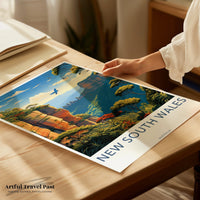 Blue Mountains Poster - Australia Wall Art