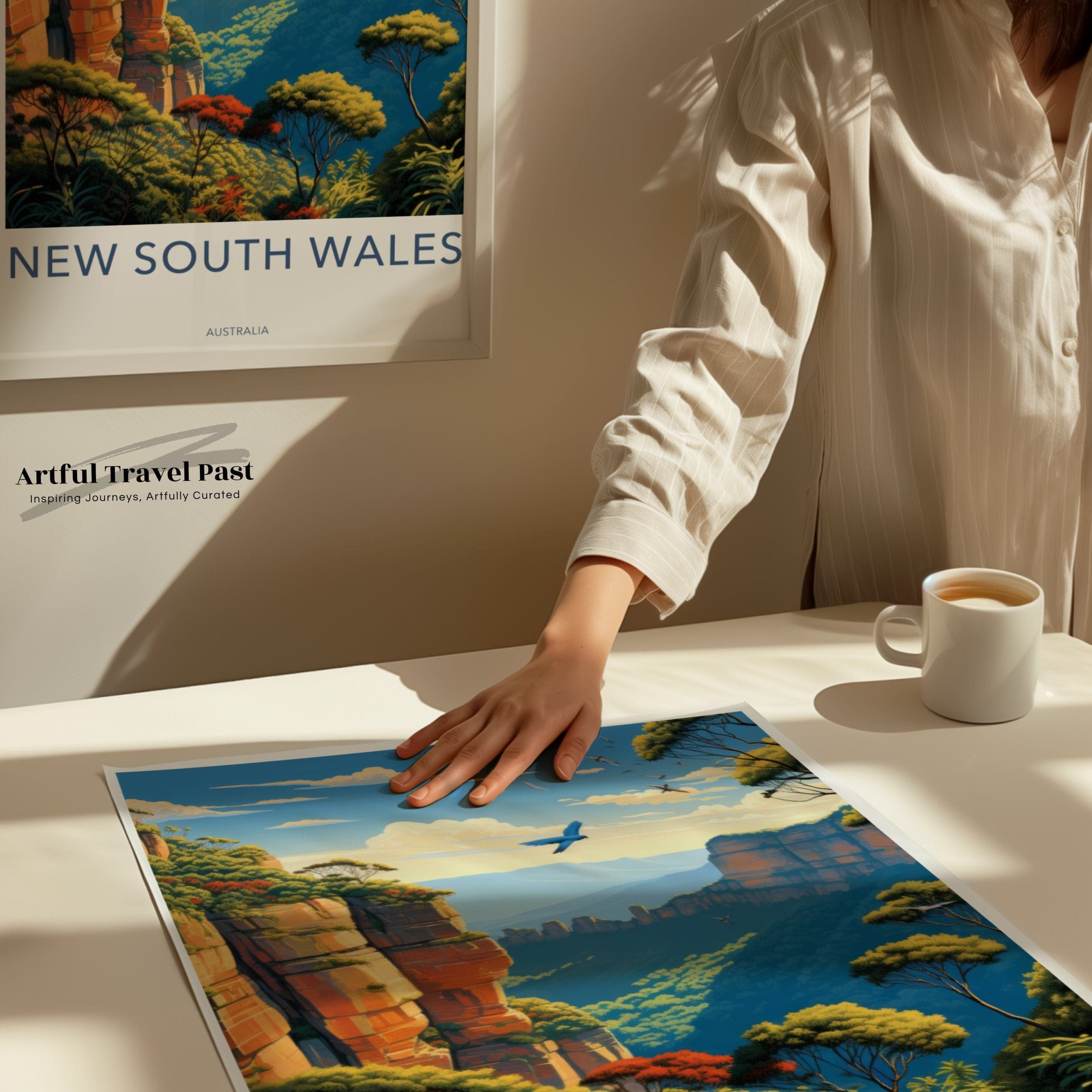Blue Mountains Poster - Australia Wall Art
