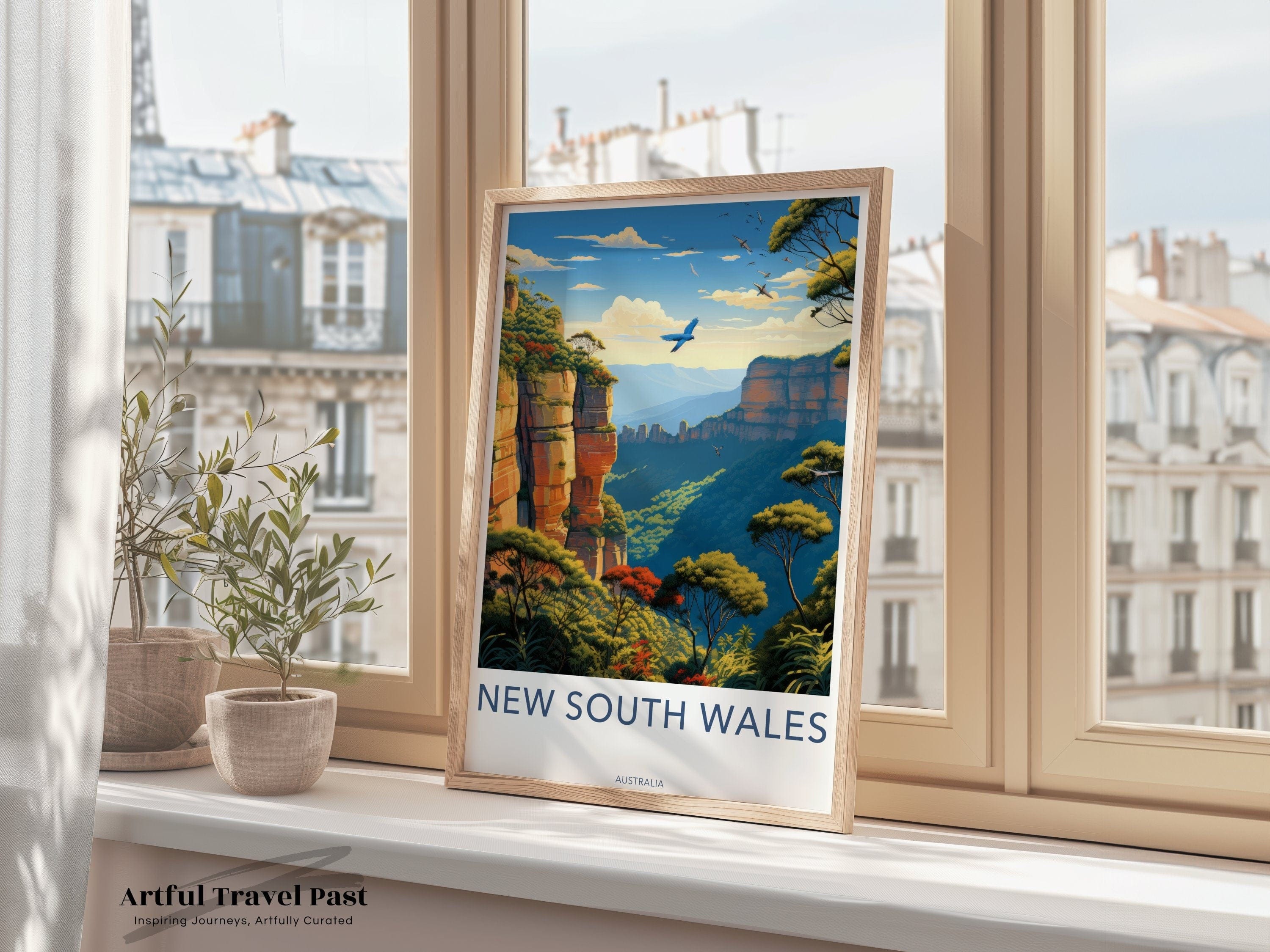 Blue Mountains Poster - Australia Wall Art