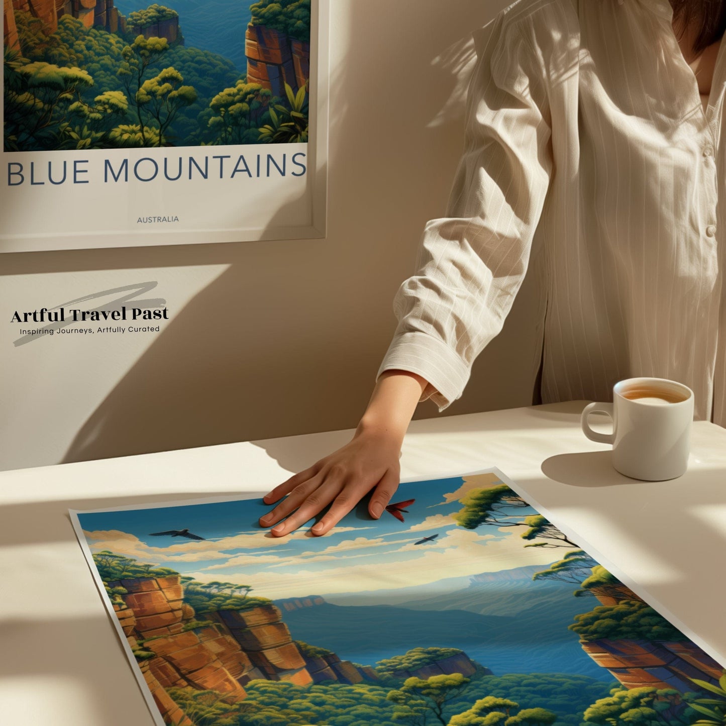 Blue Mountains Poster | National Park | Australia Wall Art