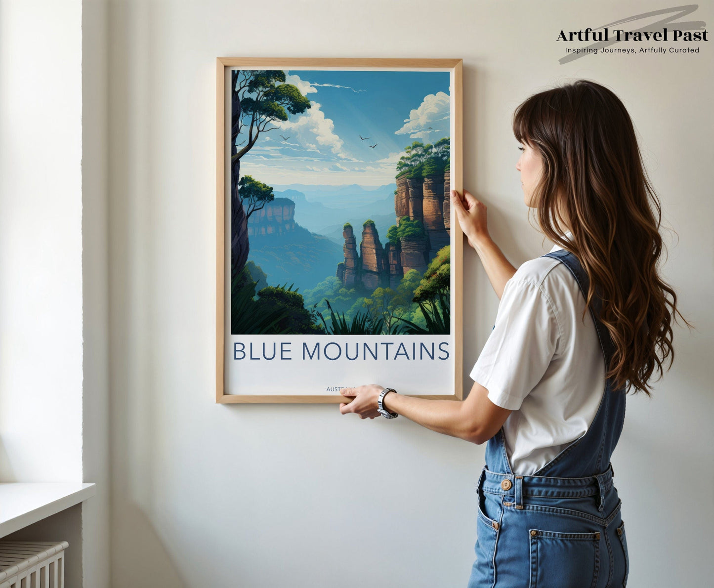 Blue Mountains Poster | New South Wales Australia Wall Art