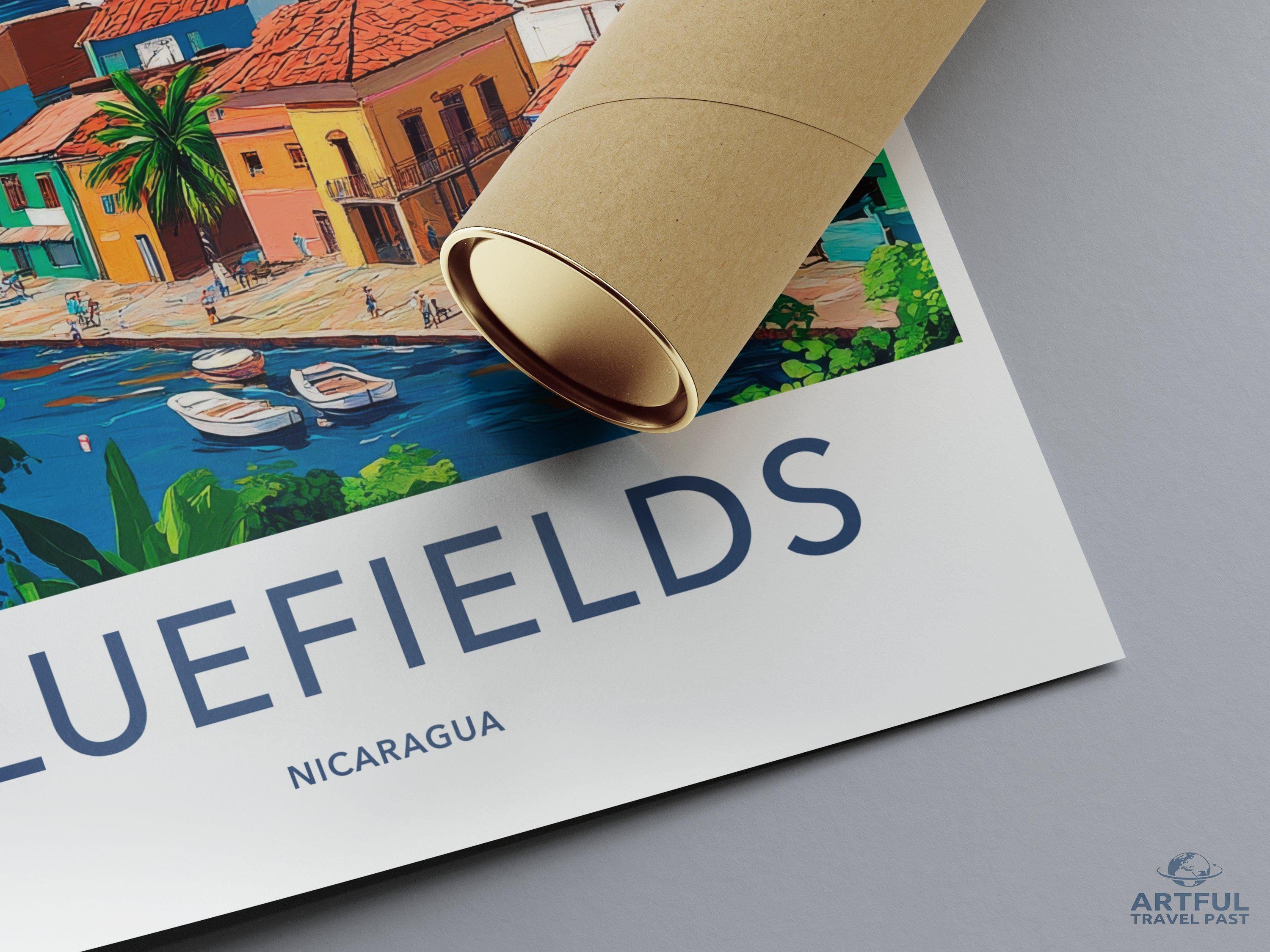 Bluefields Poster - Nicaragua Wall Art