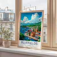 Bluefields Poster - Nicaragua Wall Art