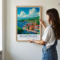 Bluefields Poster - Nicaragua Wall Art