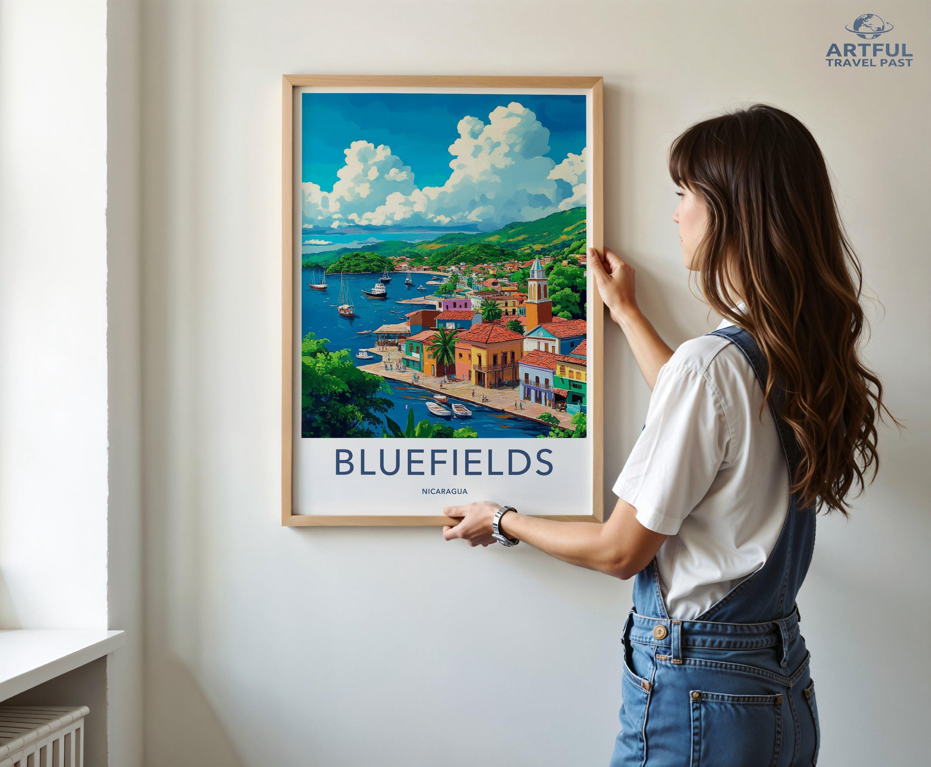 Bluefields Poster - Nicaragua Wall Art