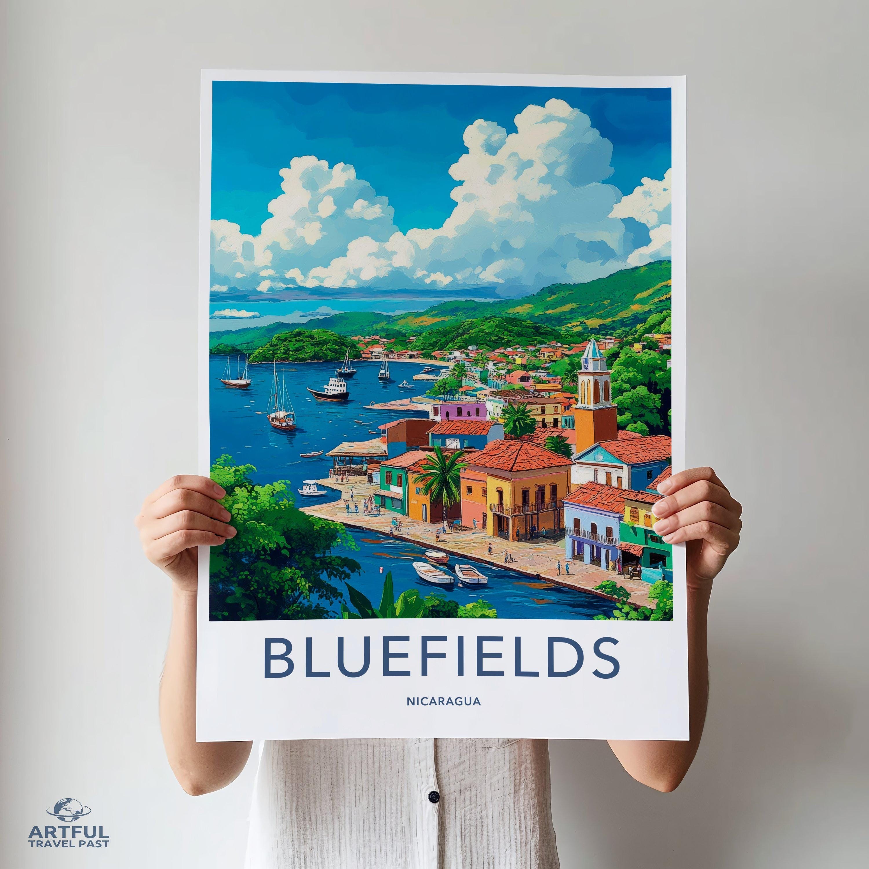 Bluefields Poster - Nicaragua Wall Art