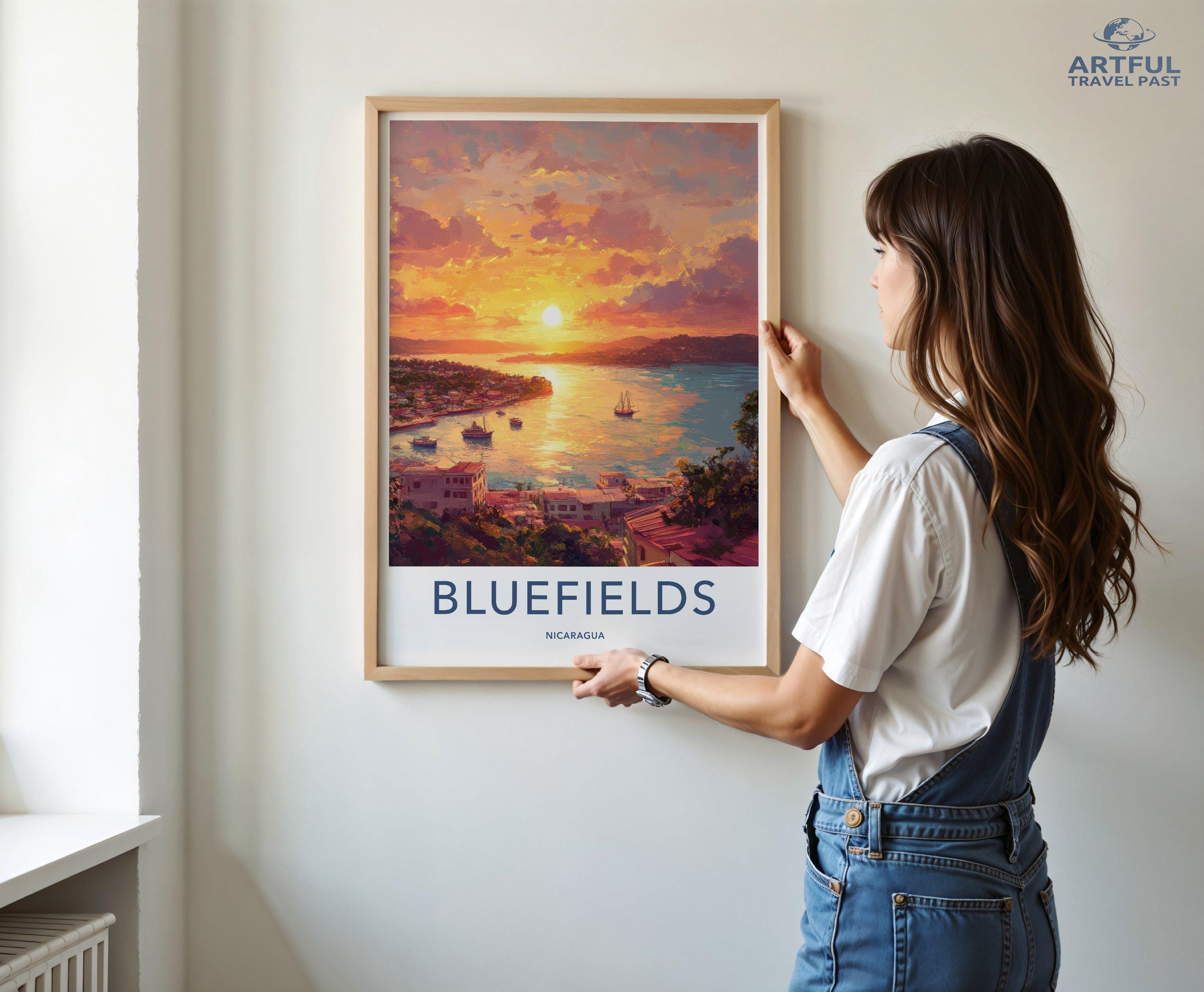 Bluefields Poster - Nicaragua Wall Art