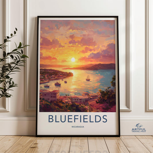Bluefields Poster - Nicaragua Wall Art