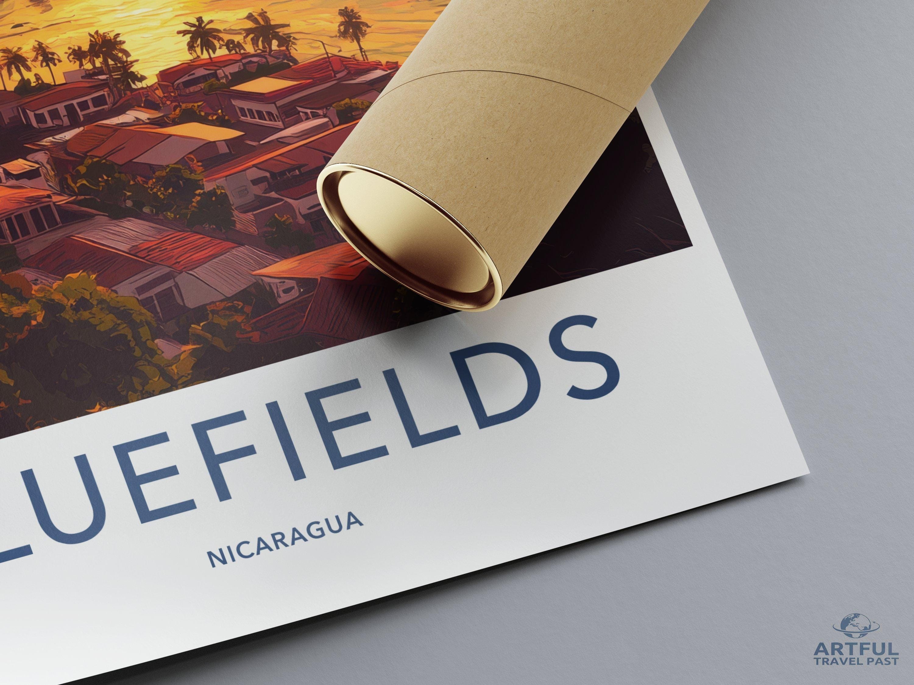 Bluefields Poster - Nicaragua Wall Art
