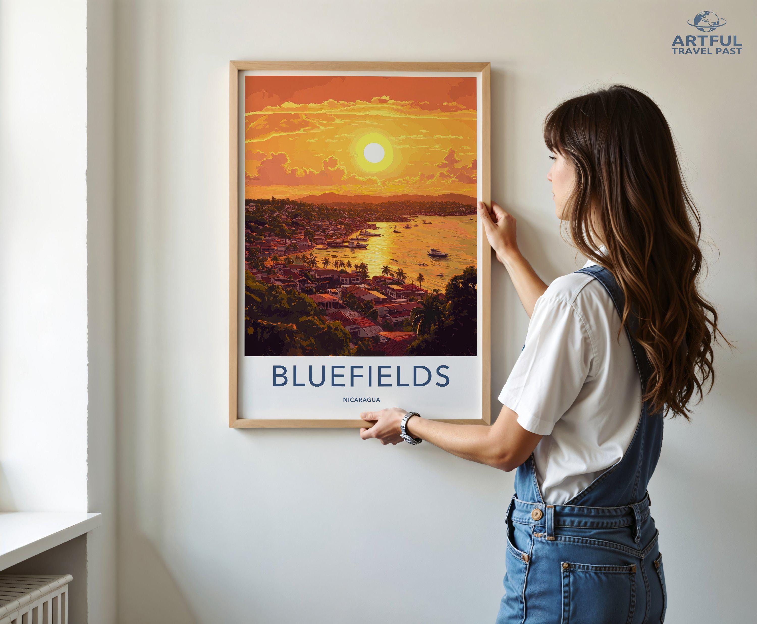 Bluefields Poster - Nicaragua Wall Art