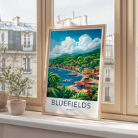 Bluefields Poster - Nicaragua Wall Art