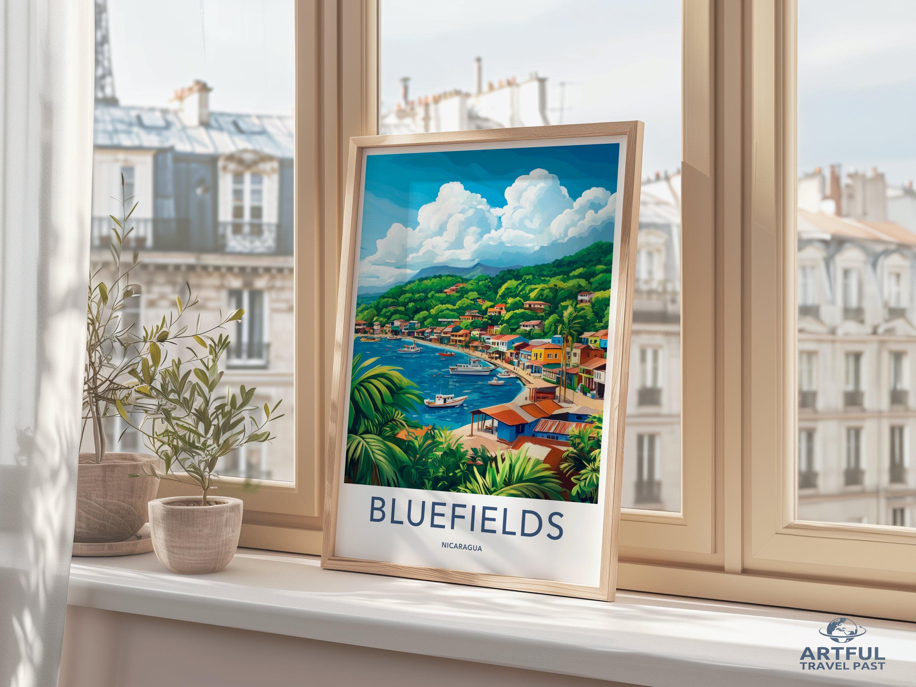 Bluefields Poster - Nicaragua Wall Art