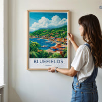 Bluefields Poster - Nicaragua Wall Art