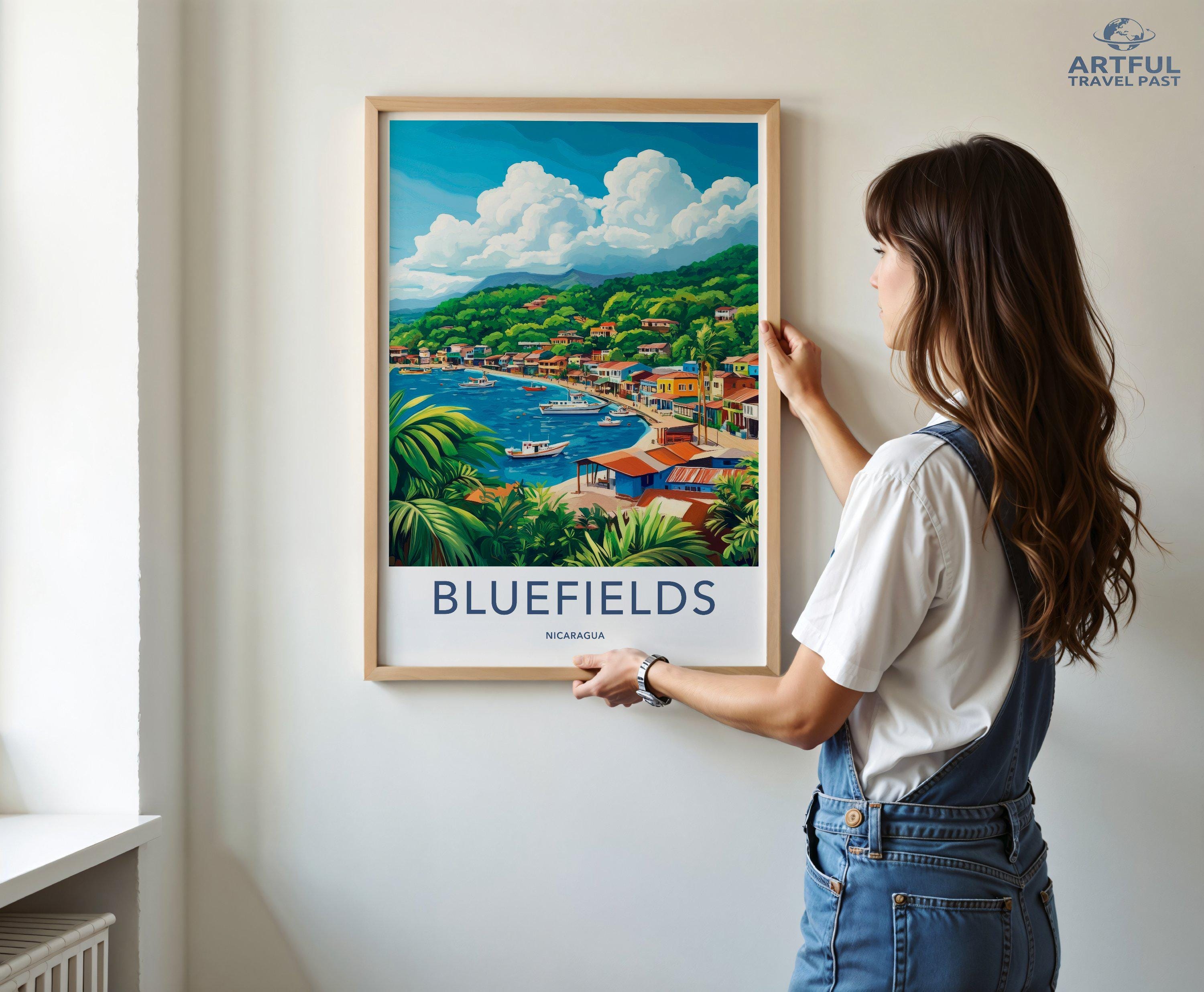 Bluefields Poster - Nicaragua Wall Art