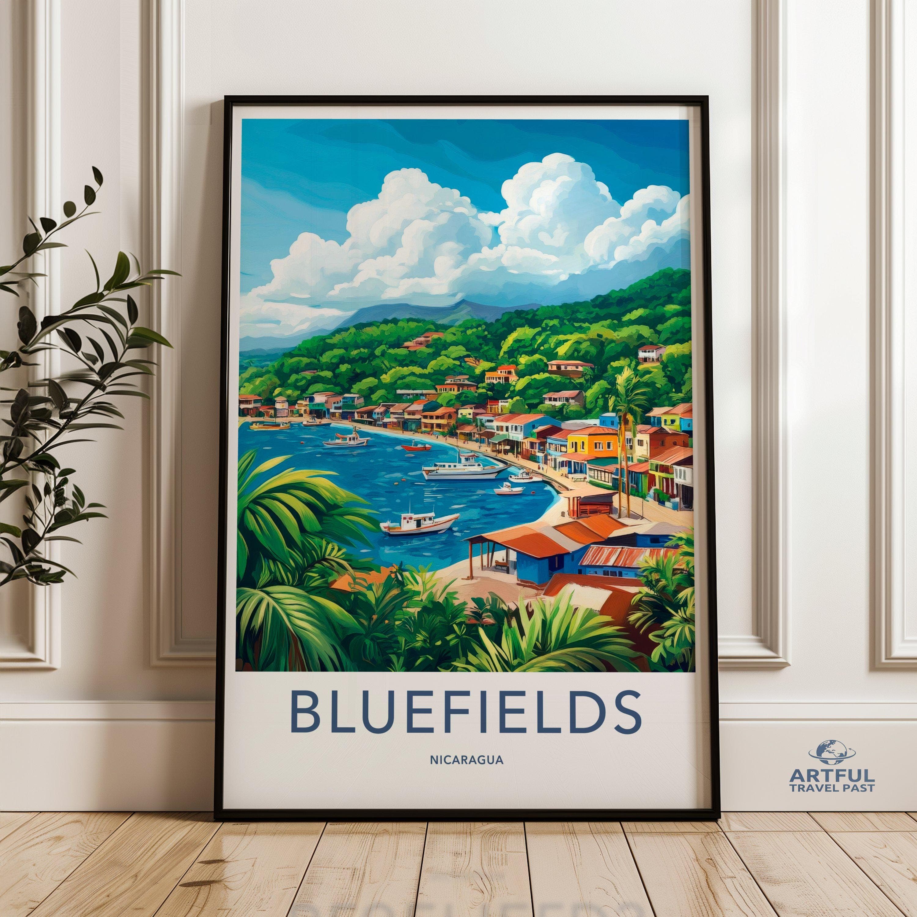 Bluefields Poster - Nicaragua Wall Art