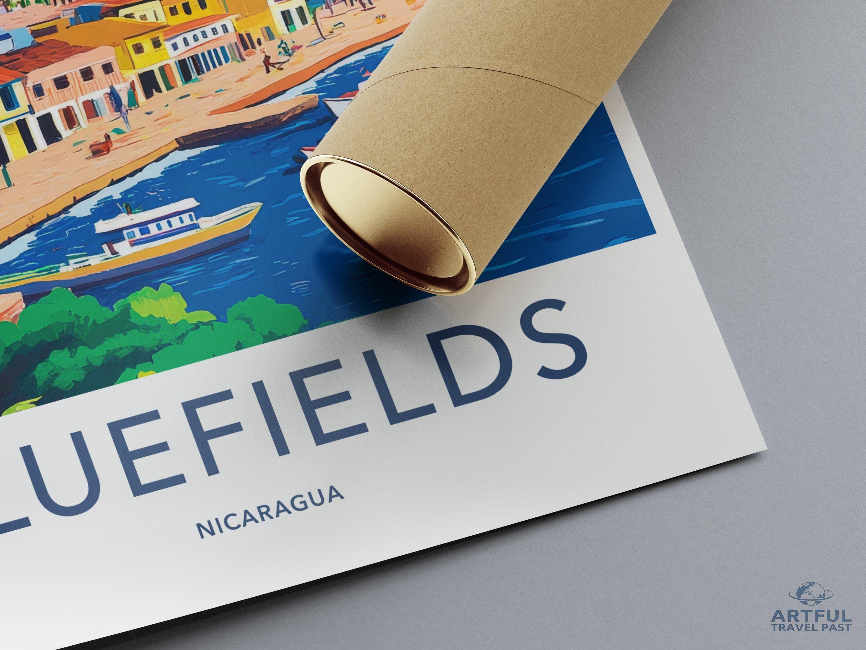 Bluefields Poster - Nicaragua Wall Art