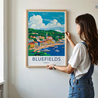 Bluefields Poster - Nicaragua Wall Art
