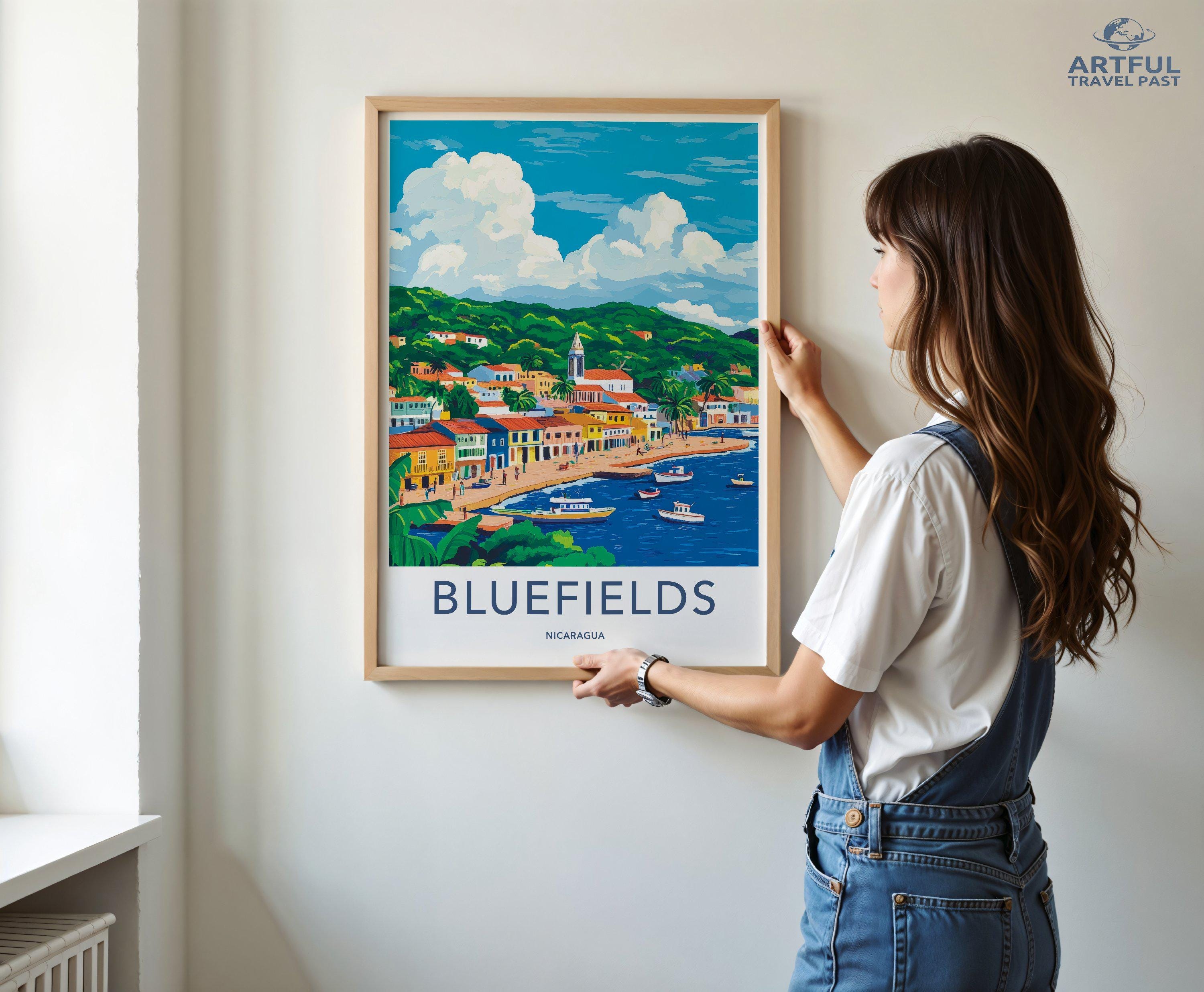 Bluefields Poster - Nicaragua Wall Art