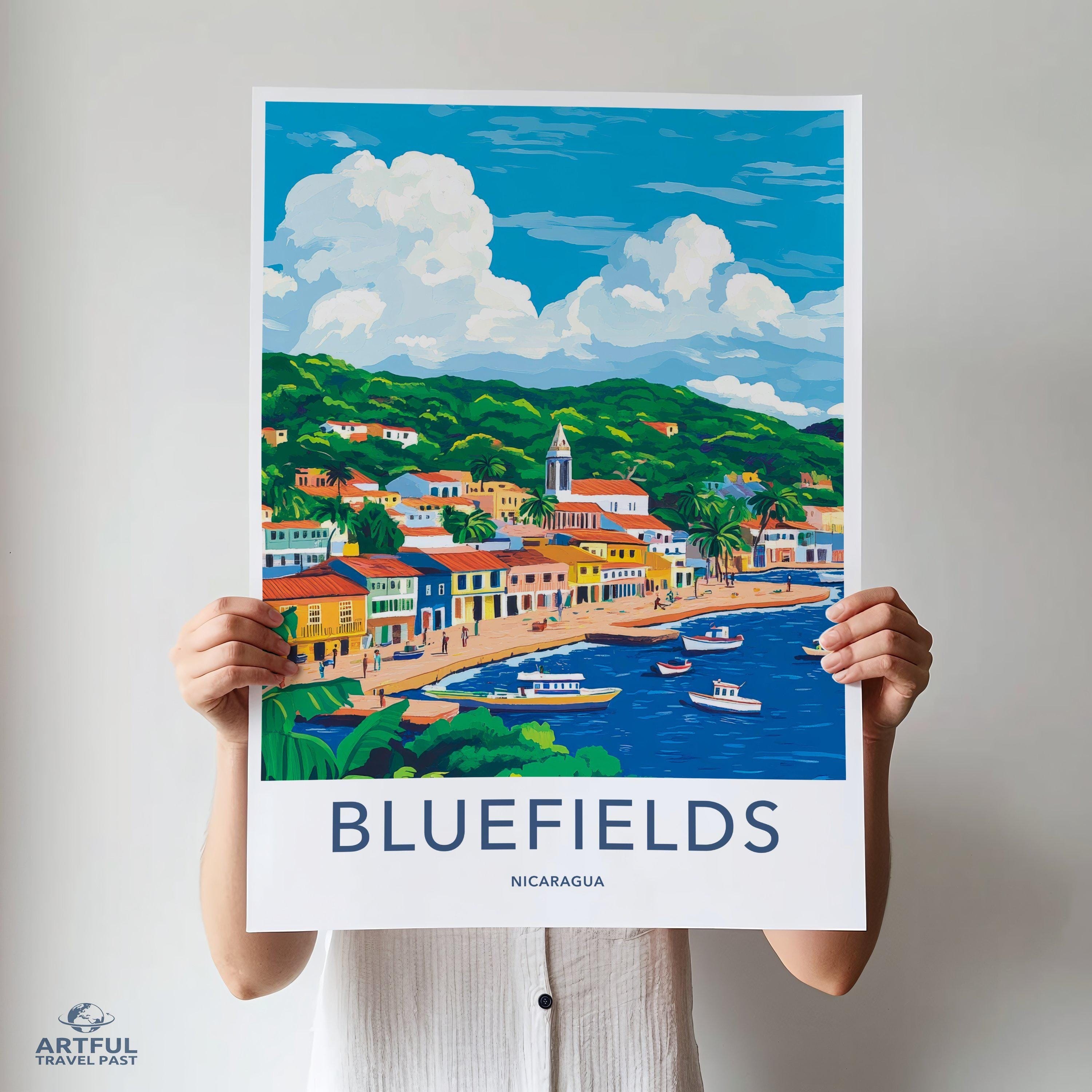 Bluefields Poster - Nicaragua Wall Art