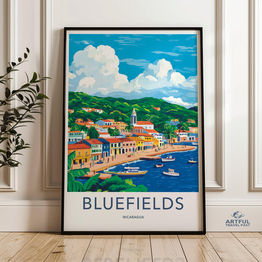 Bluefields Poster - Nicaragua Wall Art