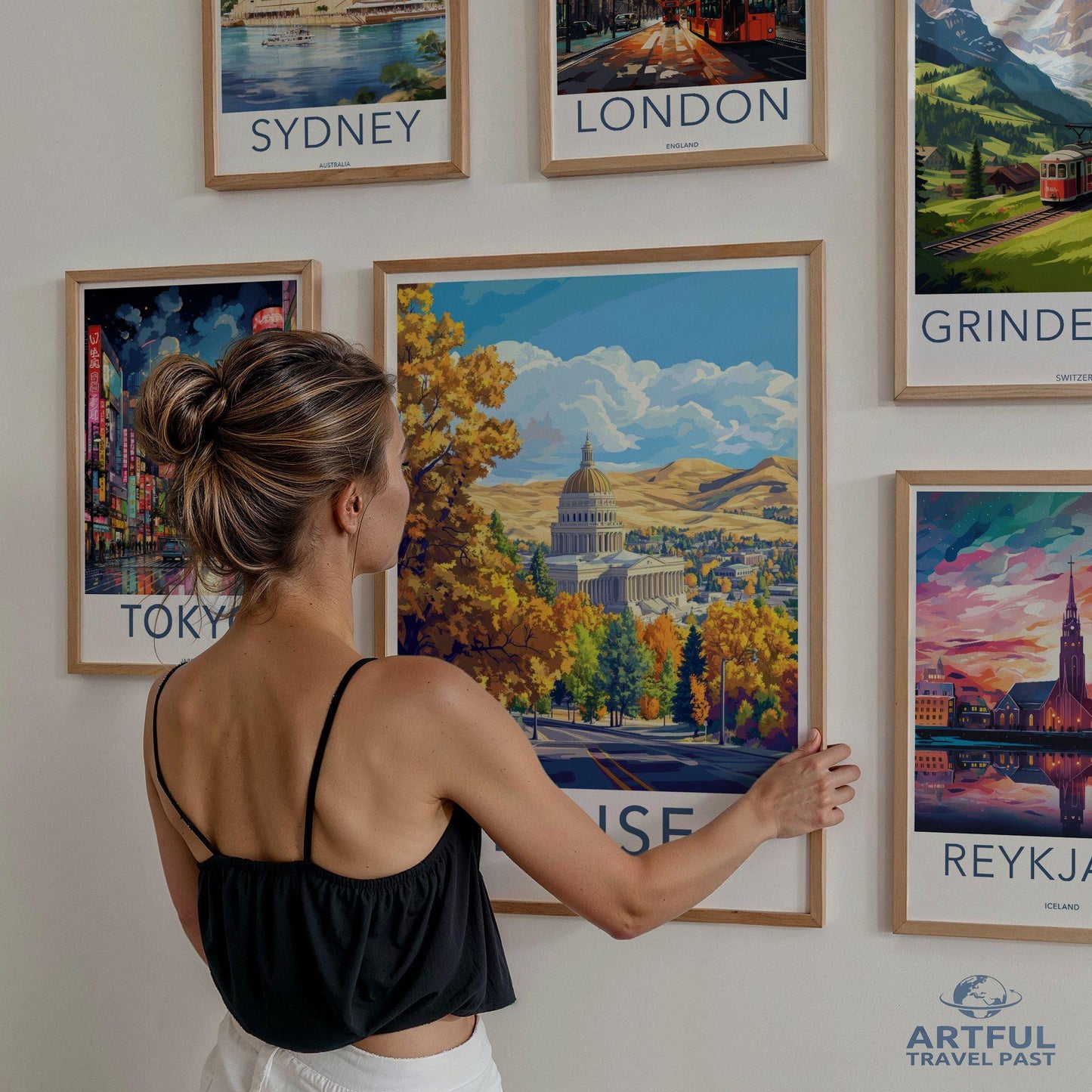 Boise Poster - Idaho Wall Art