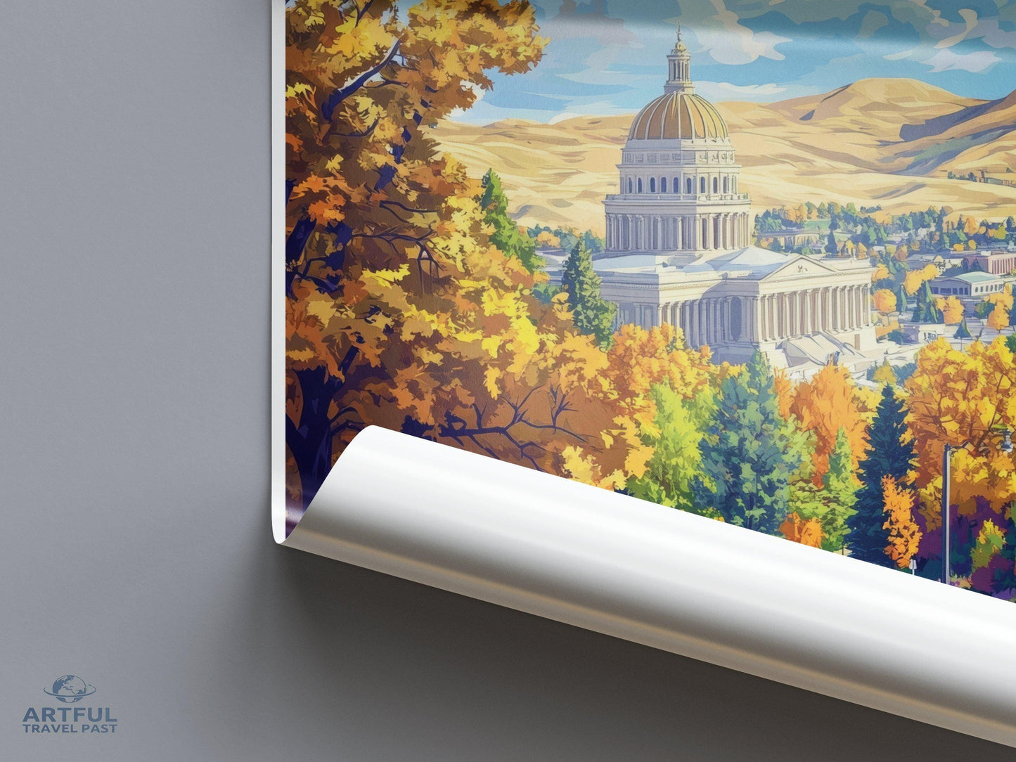 Boise Poster - Idaho Wall Art