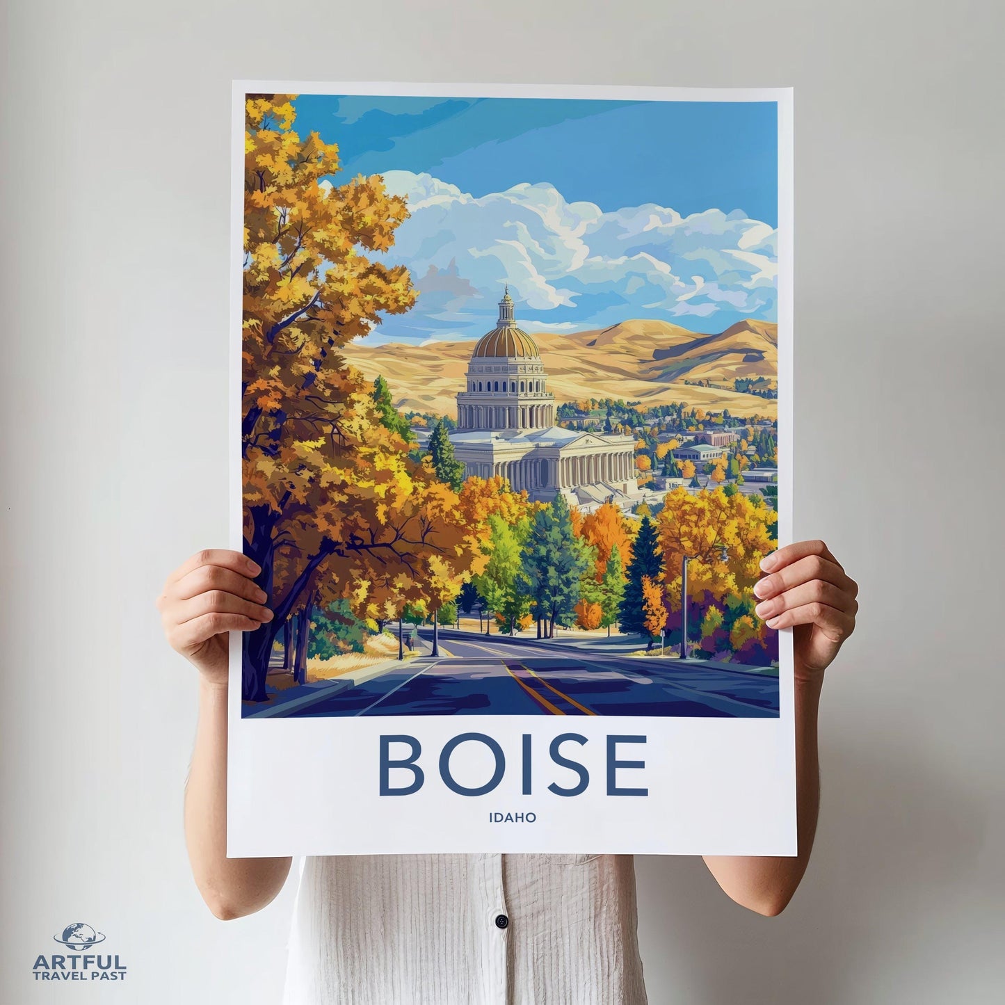 Boise Poster - Idaho Wall Art