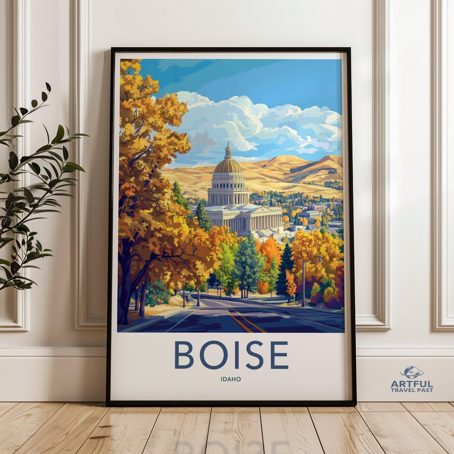 Boise Poster - Idaho Wall Art