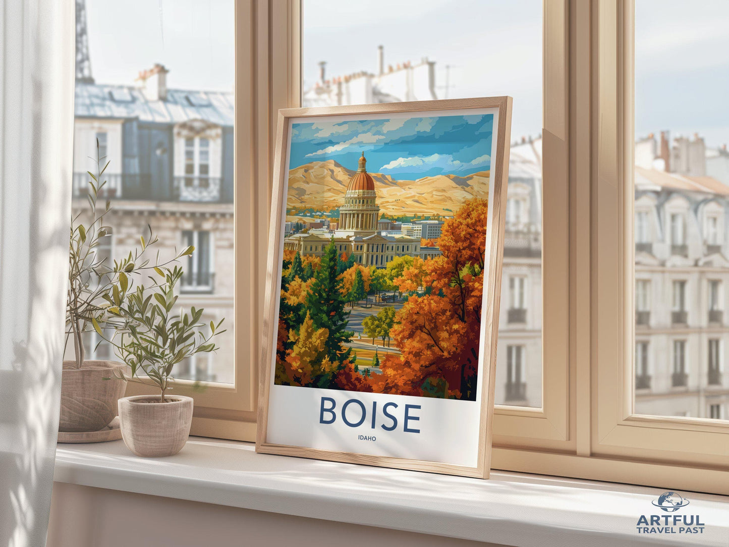 Boise Poster - Idaho Wall Art