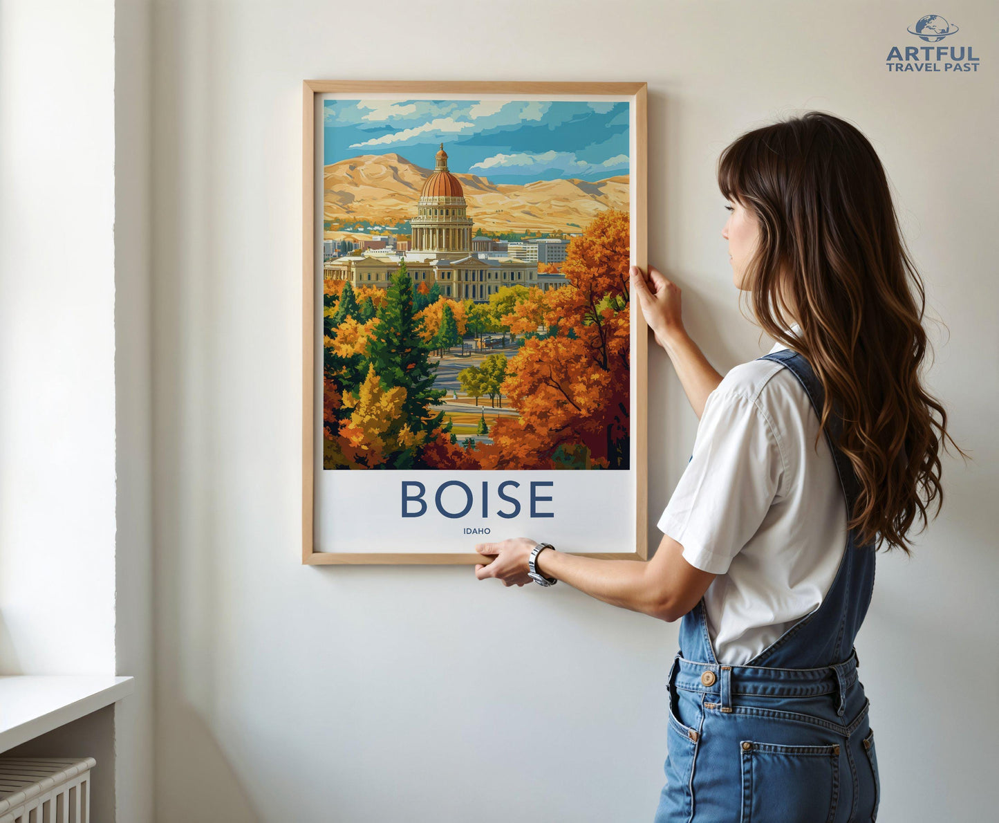 Boise Poster - Idaho Wall Art