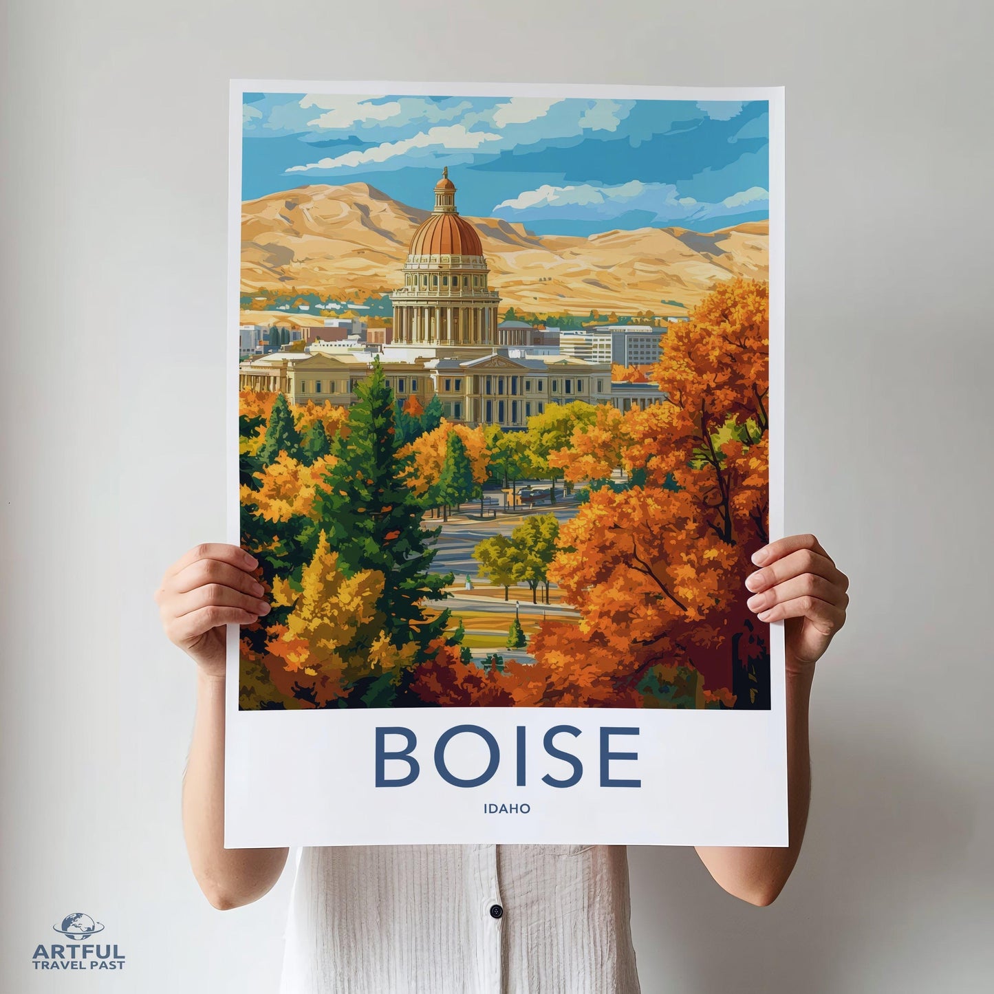 Boise Poster - Idaho Wall Art