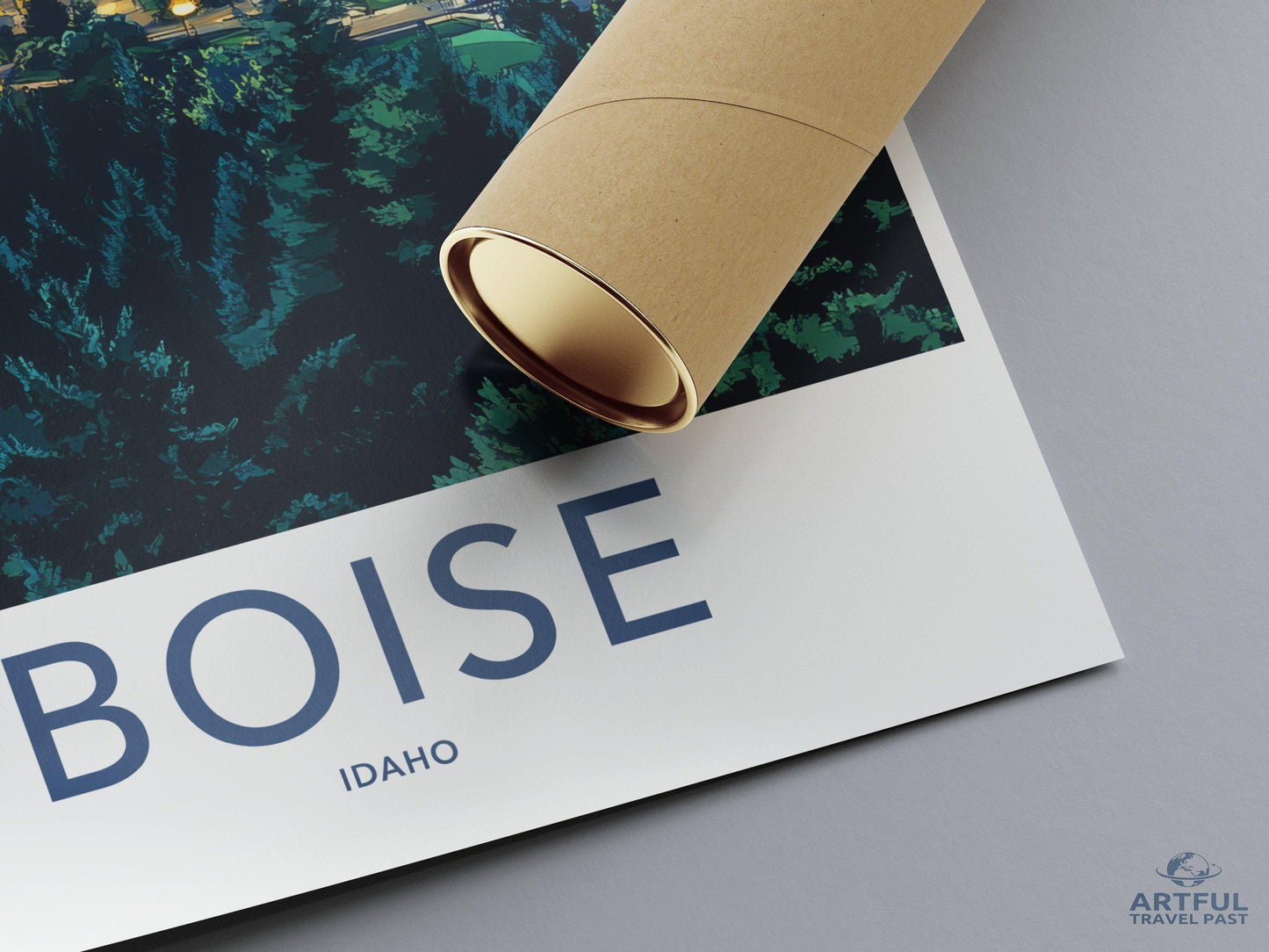 Boise Poster | Idaho Wall Art | America Decor