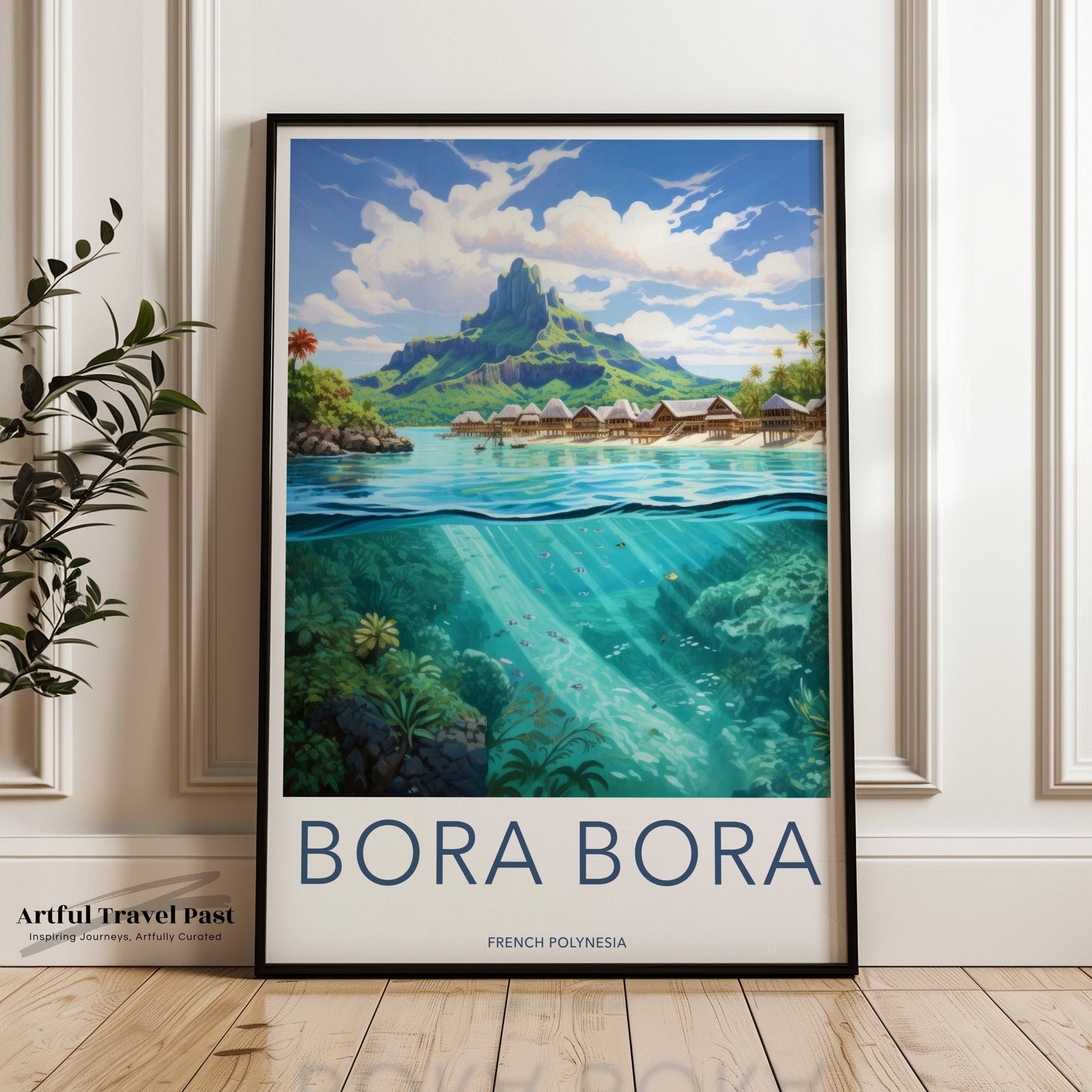 Bora Bora Poster | French Polynesia Wall Art