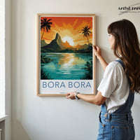 Bora Bora Poster - French Polynesia Wall Art