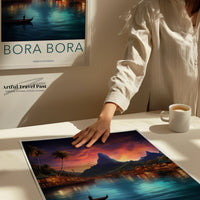 Bora Bora Poster - French Polynesia Wall Art