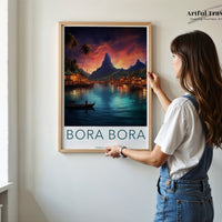 Bora Bora Poster - French Polynesia Wall Art