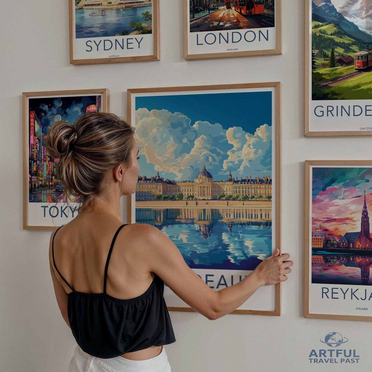 Bordeaux Poster - France Wall Art