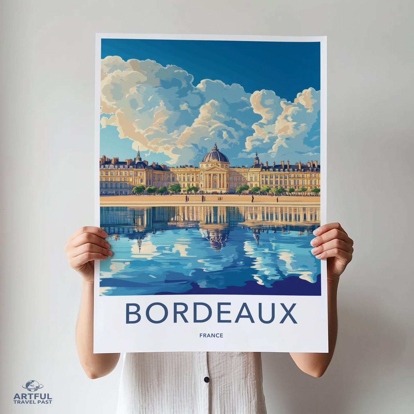 Bordeaux Poster - France Wall Art