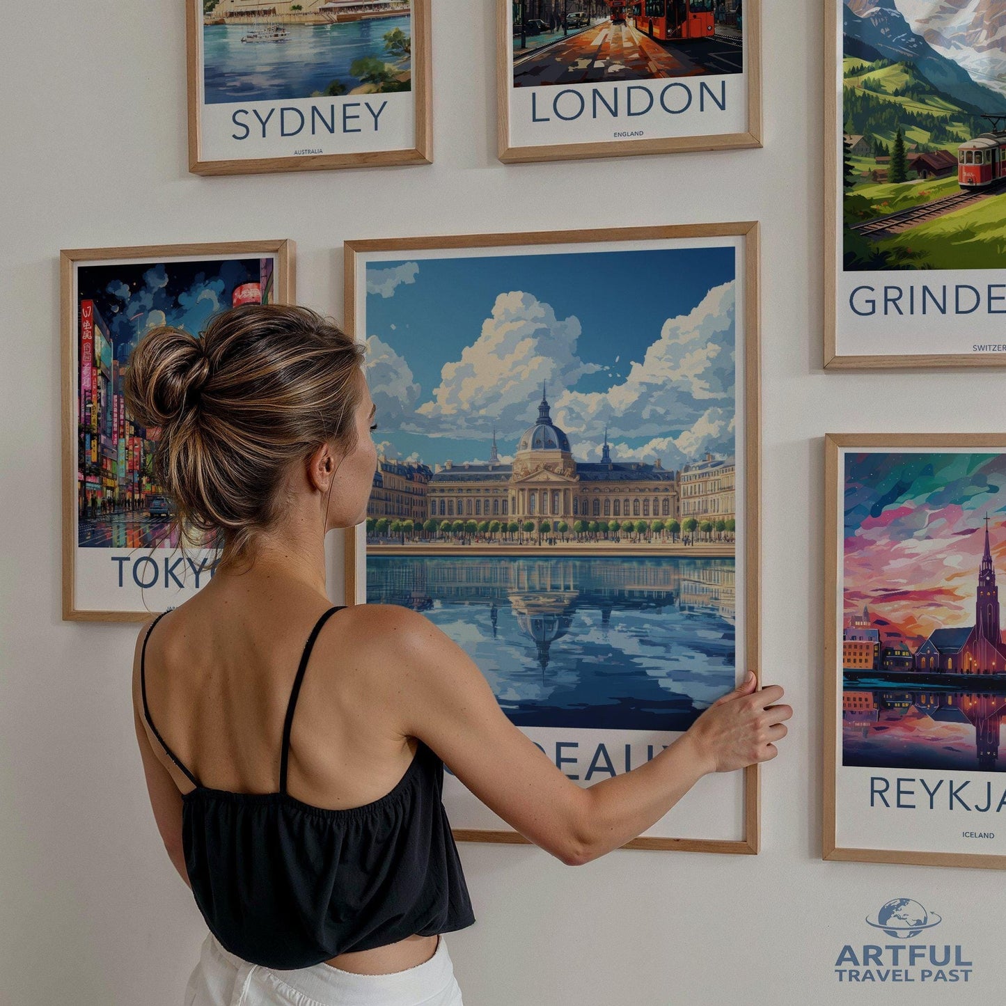 Bordeaux Poster - France Wall Art