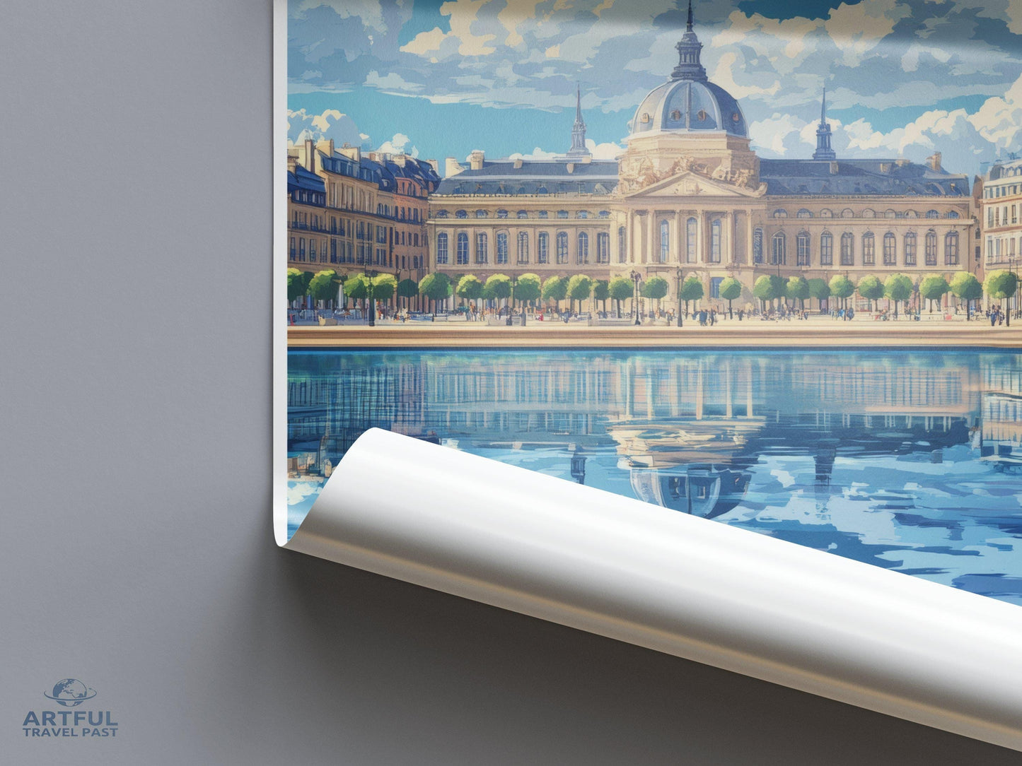 Bordeaux Poster - France Wall Art